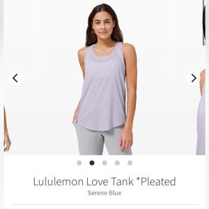 Love tank *pleated